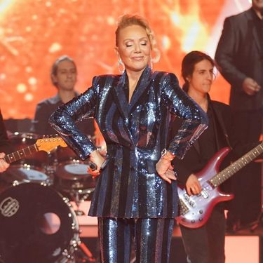 Lepa Brena na snimanju novogodišnjeg programa