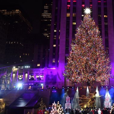 Slavni bor u Rockefeller Centeru u New Yorku