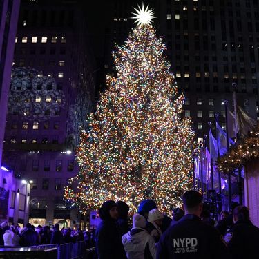 Slavni bor u Rockefeller Centeru u New Yorku