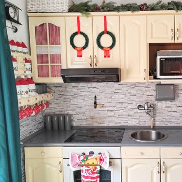 Božićno uređenje kuhinje Snježane Seleš Ex Kramar