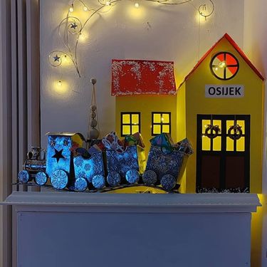 Željeznička stanica Osijek koju je Snježana napravila za svoje unuke