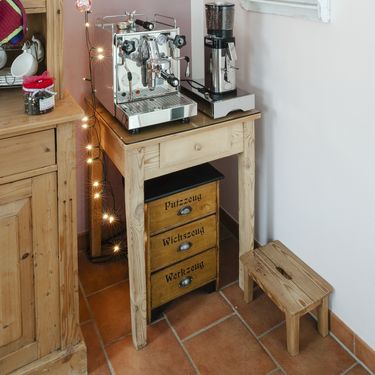 Božićne lampice u kuhinji