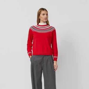 Ponuda crvenih pulovera u trgovinama - 15