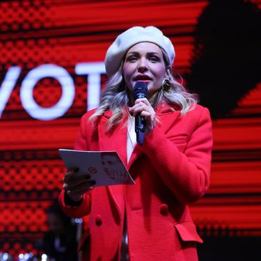 Anja Alavanja na koncertu Želim život