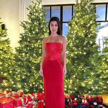 Kourtney Kardashian također voli jednostavno dekorirana drvca