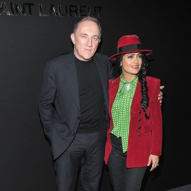 Francois i Salma uoči revije modne kuće Saint Laurent