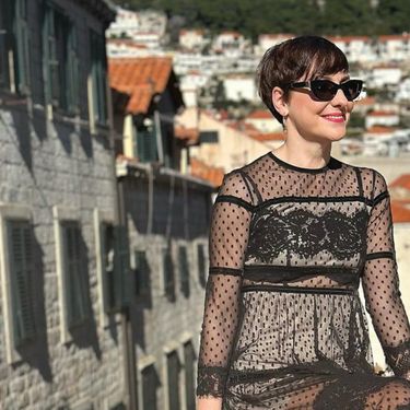 Irena Pecotić u prozirnoj haljini u Dubrovniku