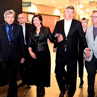 Sanja Musić Milanović i Zoran Milanović na premijeri filma Slatka Simona