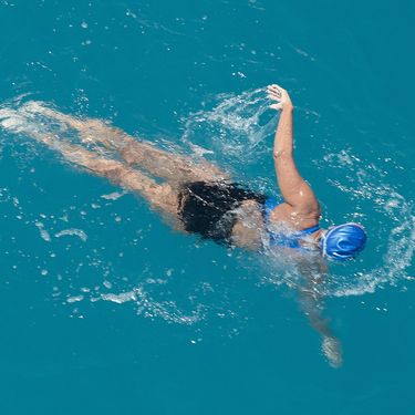 Diana Nyad 2013. godine kada je preplivala od Kube do Floride