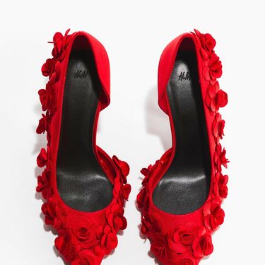 Štikle brenda H&M s cvjetnim motivima