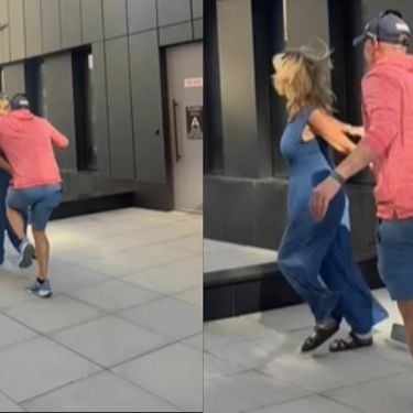 Roditelji koji plešu nasred ulice