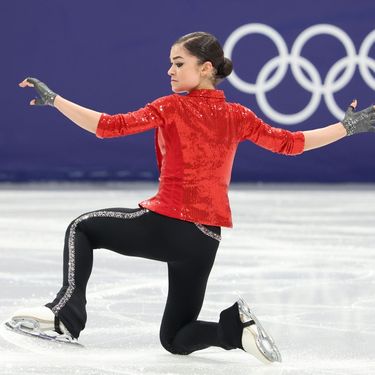 Adeliia Petrosian u kratkom programu na Zimskim olimpijskim igrama