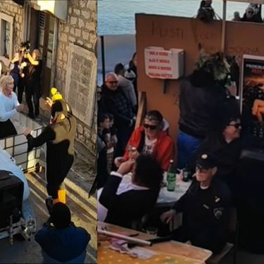 Urnebesne snimke povorke u Dalmaciji