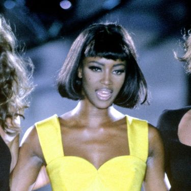 Naomi Campbell na reviji modne kuće Versace 1991. godine