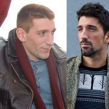 Slavko Sobin bez i sa bradom