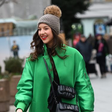 Zagrebačko street style izdanje u zelenom kaputu