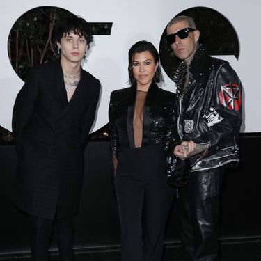 Landon Barker s tatom Travisom Barkerom i pomajkom Kourtney Kardashian