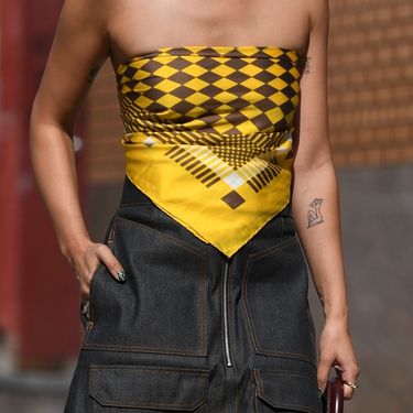 Marama umjesto topa u street style izdanju s Tjedna mode