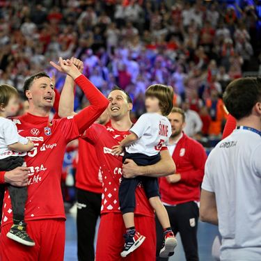 Domagoj Duvnjak i sin Jure