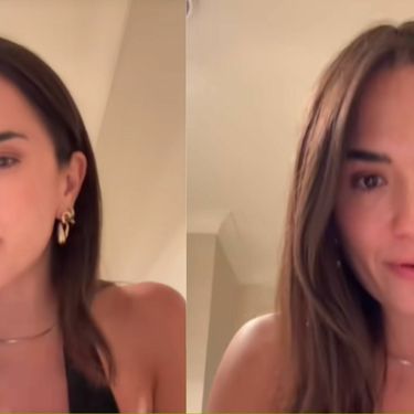 Influencerica Celeste Joan kako objašnjava prvi spoj