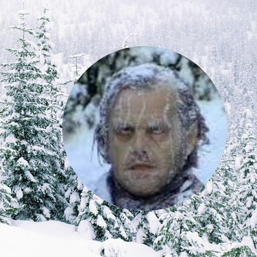 Smrznuti Jack Nicholson u ulozi Jacka Torrencea u filmu 