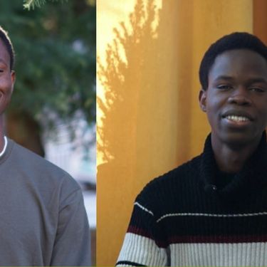 Nigerijac Josiah pri recitiranju hrvatske poezije