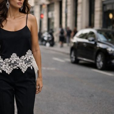 Komadi obrubljeni čipkom nose se preko pletiva i hlača u svjetskim metropolama mode