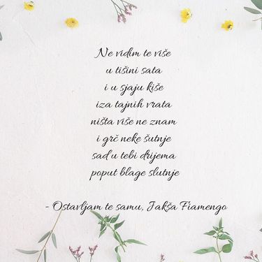 Najljepši stihovi iz pjesama Olivera Dragojevića - 8