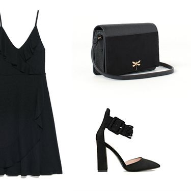 Haljina Zara (99,90 kn), štikle Shoebox (89,97 kuna), torba HM (40 kuna)