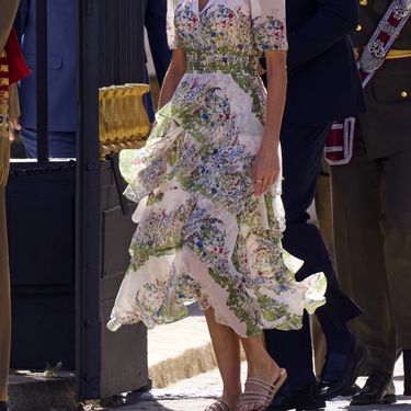 Kraljica Letizia u cvjetnoj haljini