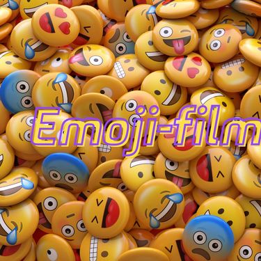 Razni emotikoni i natpis Emoji-filmski kviz