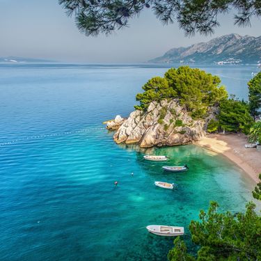 Plaža Podrače, Brela