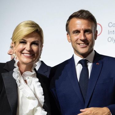 Kolinda Grabar-Kitarović i Emmanuel Macron