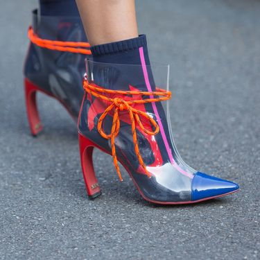 Transparentna obuća s PVC gornjištem u street style izdanjima s Tjedana mode - 1