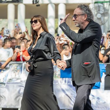 Monica Bellucci i Tim Burton na Filmskom festivalu Giffoni u Italiji - 1