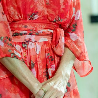 Kraljica Letizia u cvjetnoj haljini