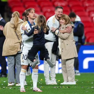 Luka Modrić s obitelji slavi osvajanje Lige prvaka
