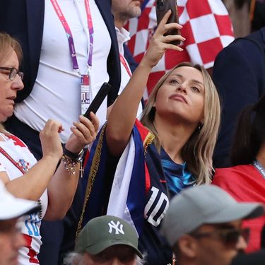 Diora Modrić na tribinama