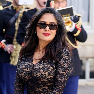 Salma Hayek Pinault i François-Henri Pinault na primanju kod francuskog predsjednika - 2