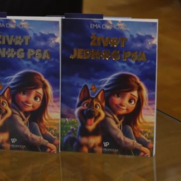 Djevojčica Ema Dujmović napisala je knjigu o svom psu Zeusu - 1