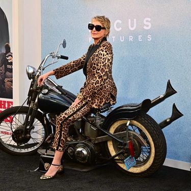 Sharon Stone na premijer filma The Bikeriders