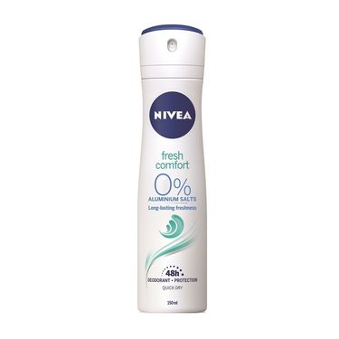 Nivea Fresh Comfort spray, 3,80 eura