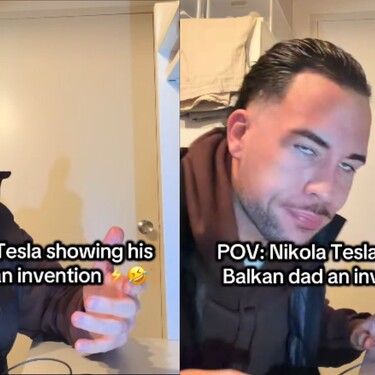 Korisnik ninopoletan_ u šali o Nikoli Tesli