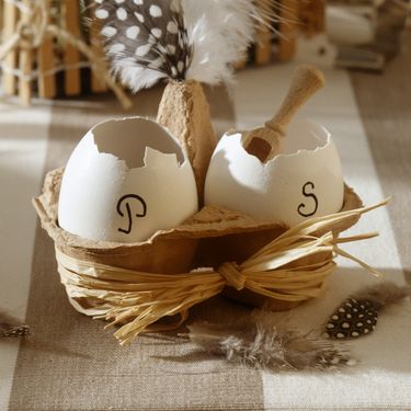 Ideje za uskrsne dekoracije s ljuskom jajeta - 7