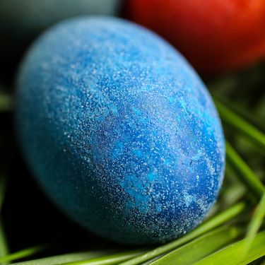 Jaje kuhano u bijelom vinu i jestivoj boji