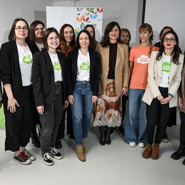 Sanja Musić Milanović u suknji iz Zare na Danu otvorenih vrata Savjetovališta za promicanje pravilne prehrane i tjelesne aktivnosti - 2