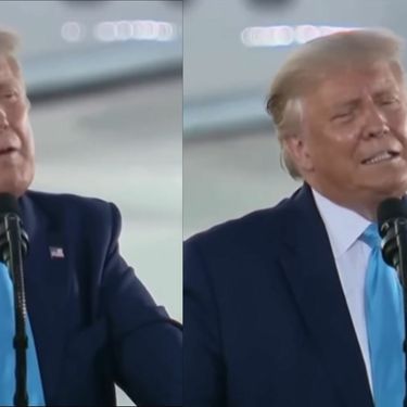 Američki predsjednik Donald Trump pri održavanju govora