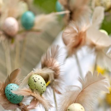Uskrsne dekoracije s perjem - 2
