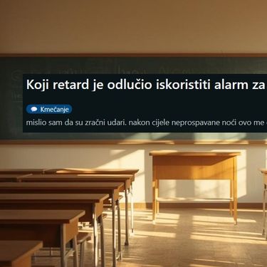 Reakcija na upozorenje o otkazivanju nastave