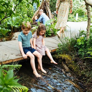 George, Charlotte i Louis posjetili su vrt koji je Catherine dizajnirala za izložbu cvijeća
